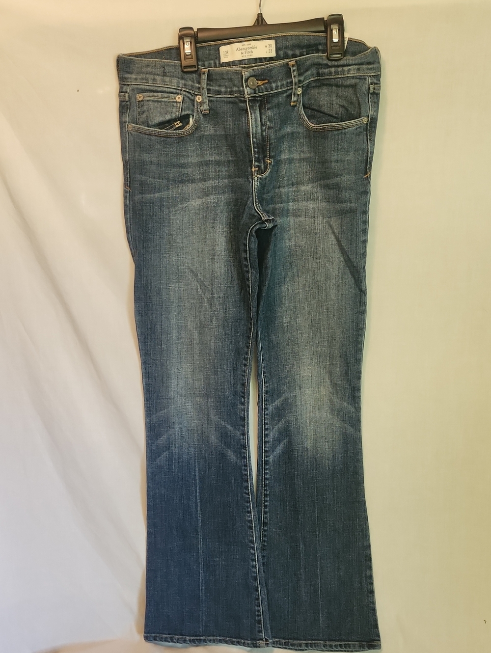 Abercrombie & Fitch Women's Medium Blue Flare Jeans
